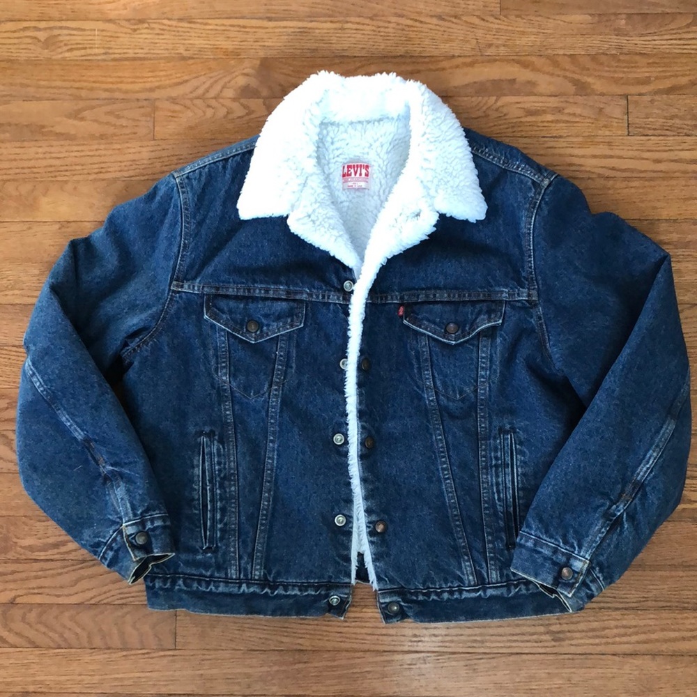 Vintage Levi’s Sherpa Lined Trucker 40 L